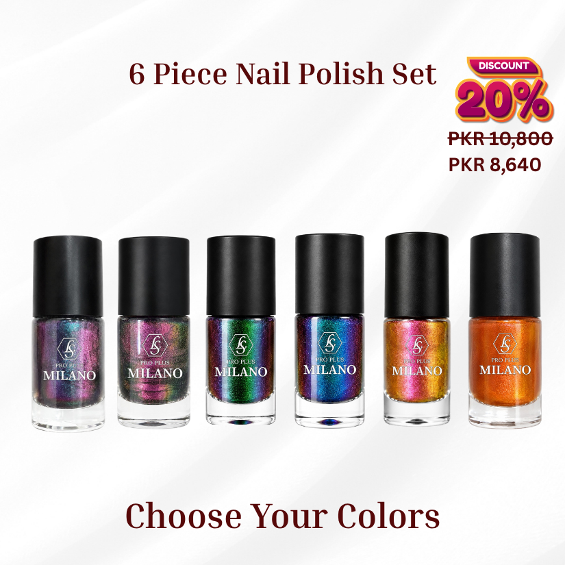 6 Piece Nail Polish Set | Choose Your Colors