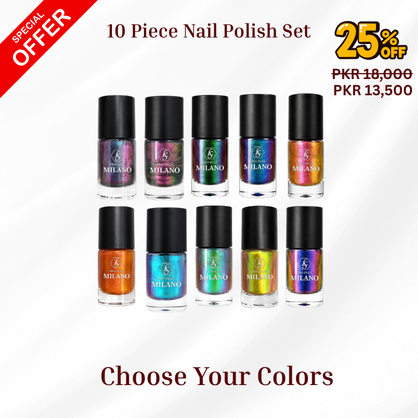 10 Piece Nail Polish Set | Choose Your Colors